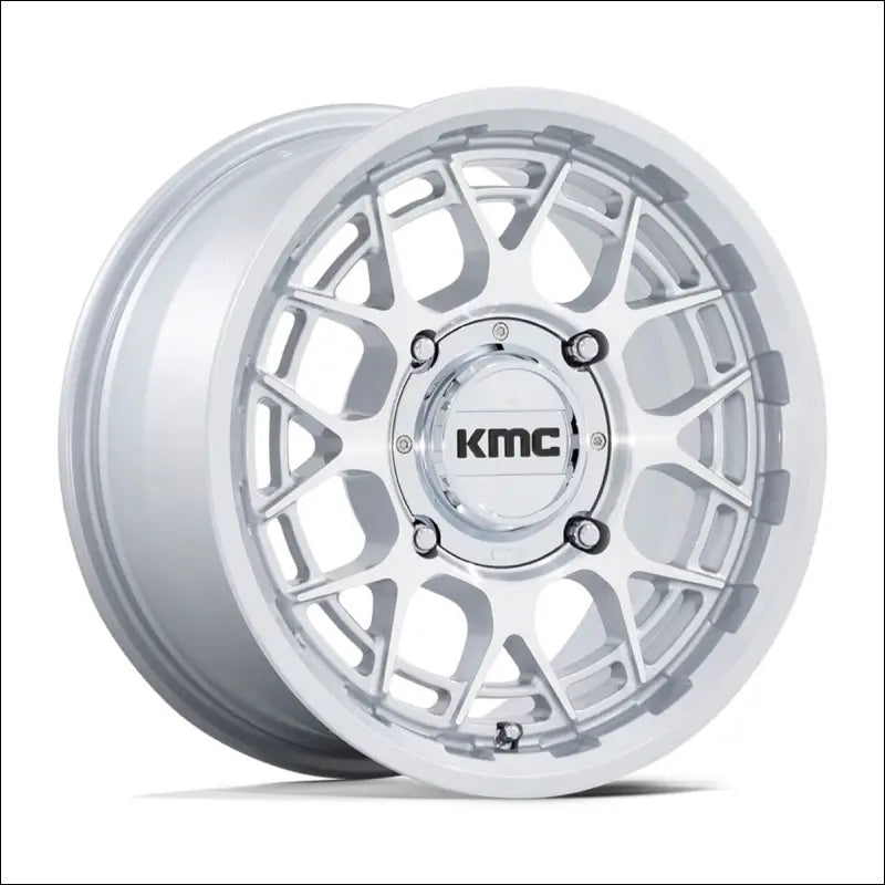 KMC KS139 Technic UTV Wheel - Silver Machined - 15x7 / + 38mm / 4x156 - Wheels