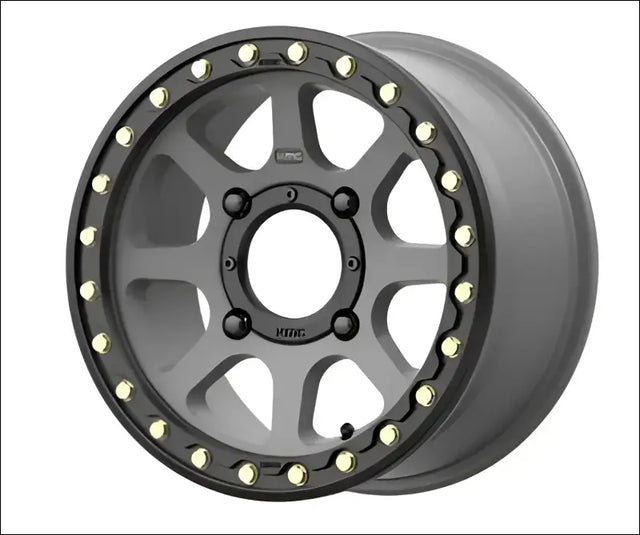 KMC KS234 Addict 2 Beadlock Satin Gray - 14x7 / 5 + 2 / 4x156 - Wheels