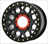 KMC KS235 Grenade Beadlock Satin Black - 15x6 / 5 + 1 / 5x4.5 - Wheels