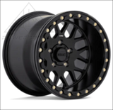 KMC KS235 Grenade Beadlock Satin Black - Wheels
