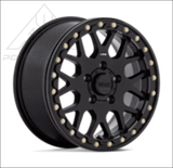 KMC KS235 Grenade Beadlock Satin Black - Wheels