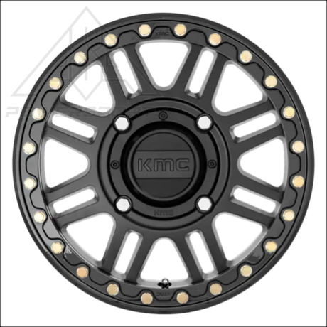 KMC KS250 Cage Beadlock Satin Black - Wheels
