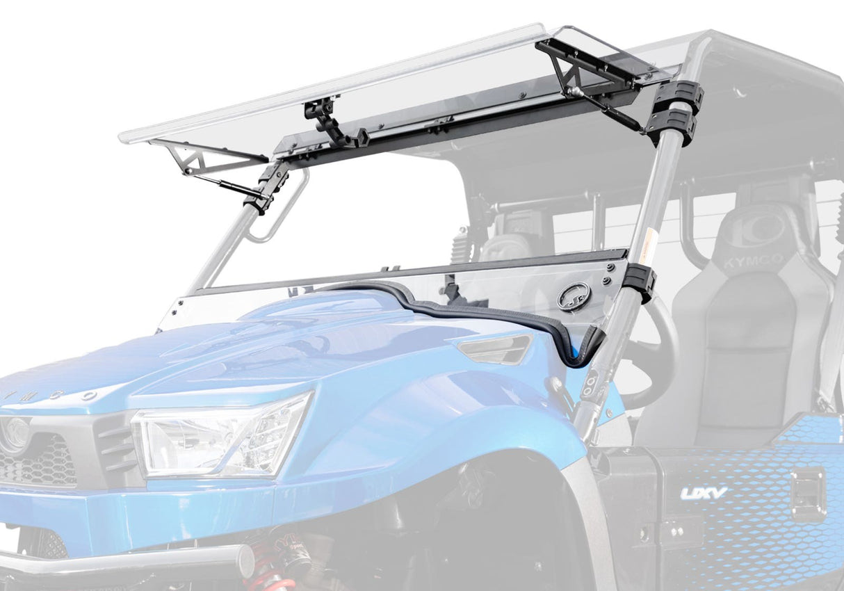 KYMCO UXV Scratch-Resistant Flip Windshield