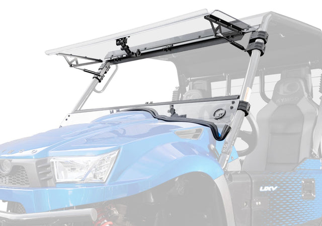 KYMCO UXV Scratch-Resistant Flip Windshield