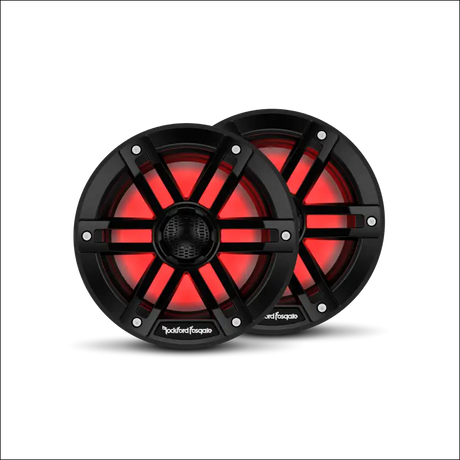 M1 6.5” Color Optix™ Marine 2-Way Speakers - Black - Audio