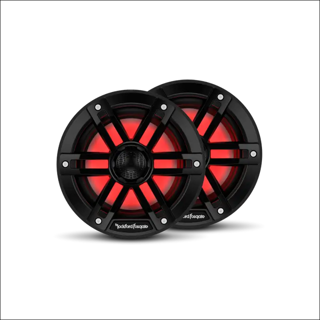 M1 6” Color Optix™ Marine 2-Way Speakers - Black - Audio