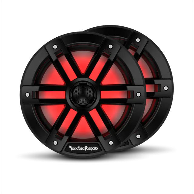 M1 8” Color Optix™ Marine 2-Way Speakers - Black - Audio