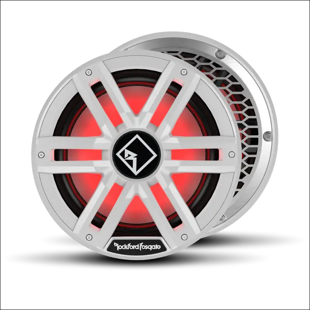 M2 12’’ DVC 4ohm Color Optix Infinite Baffle Marine Subwoofer - White - Audio