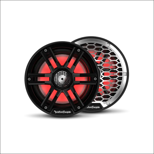 M2 6.5” Color Optix™ Marine 2-Way Speakers (Black) - Audio