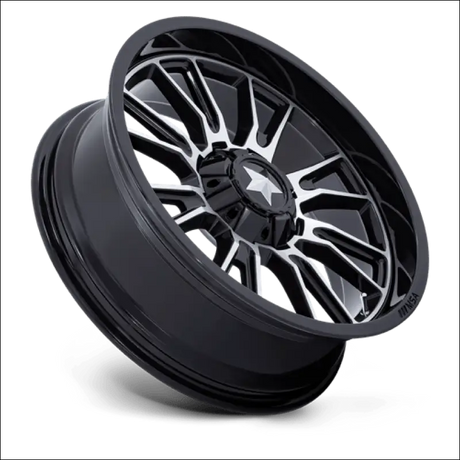 M51 THUNDERLIPS - 14X7 4X137/4X156 GLOSS BLACK MACHINED - WHEELS