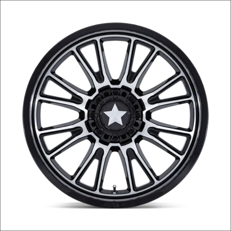 M51 THUNDERLIPS - 15X7 4X137/4X156 GLOSS BLACK MACHINED - WHEELS