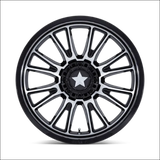 M51 THUNDERLIPS - 15X7 4X137/4X156 GLOSS BLACK MACHINED - WHEELS