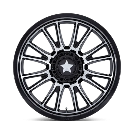 M51 THUNDERLIPS - 15X7 4X137/4X156 GLOSS BLACK MACHINED - WHEELS