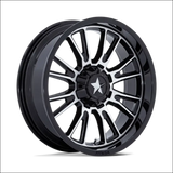 M51 THUNDERLIPS - 20X7 4X137/4X156 GLOSS BLACK MACHINED - WHEELS
