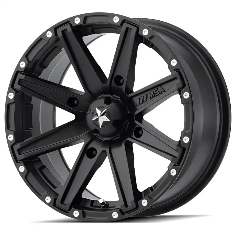 MSA M33 Clutch Wheel - Satin Black - 14x10 / + 0mm / 4x110 - Wheels