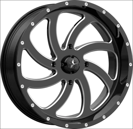 MSA M36 Switch Wheel - Gloss Black Milled - 18x7 / + 0mm / 4x137 - Wheels