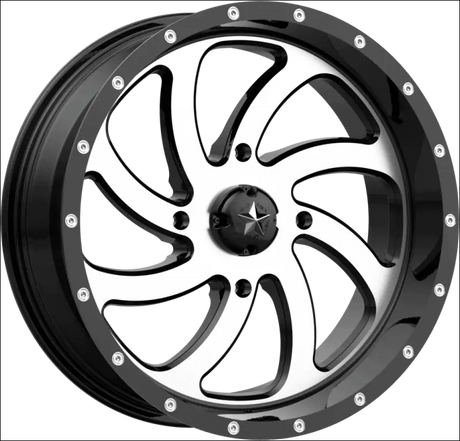 MSA M36 Switch Wheel - Machined Gloss Black - 18x7 / + 0mm / 4x137 - Wheels