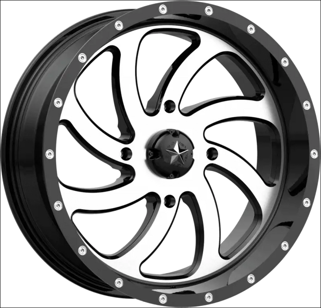 MSA M36 Switch Wheel - Machined Gloss Black - 18x7 / + 0mm / 4x137 - Wheels