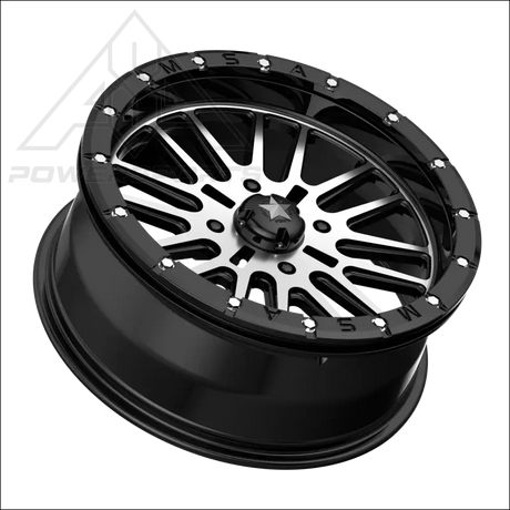 MSA M37 Brute Beadlock - Gloss Black Machined - Wheels