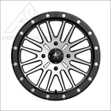 MSA M37 Brute Beadlock - Gloss Black Machined - Wheels