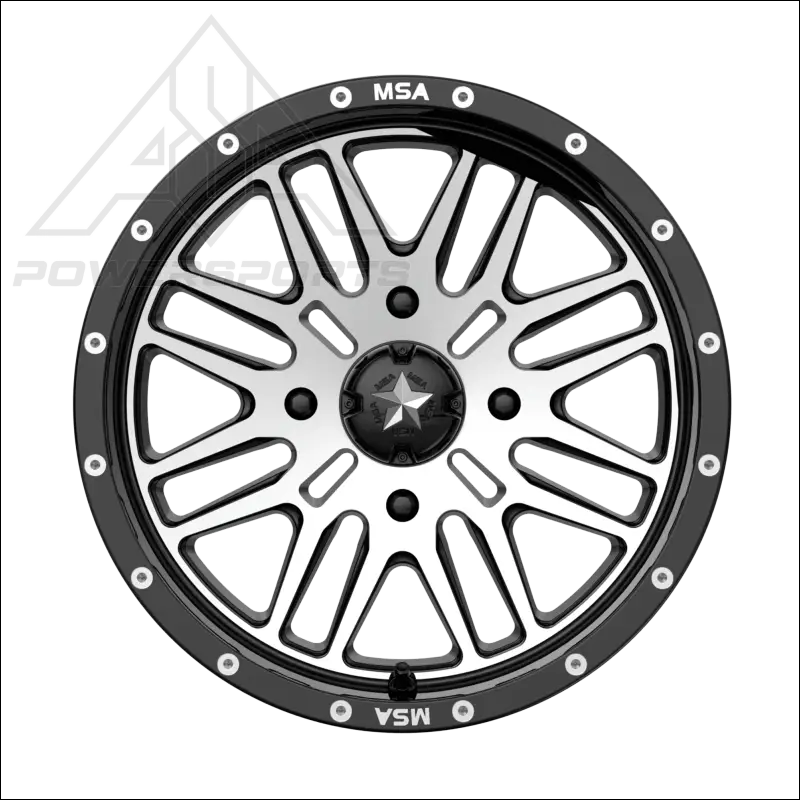 MSA M38 Brute - Gloss Black Machined - Wheels