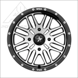 MSA M38 Brute - Gloss Black Machined - Wheels