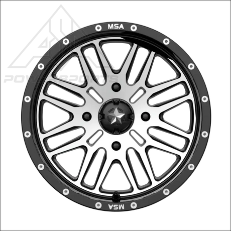 MSA M38 Brute - Gloss Black Machined - Wheels