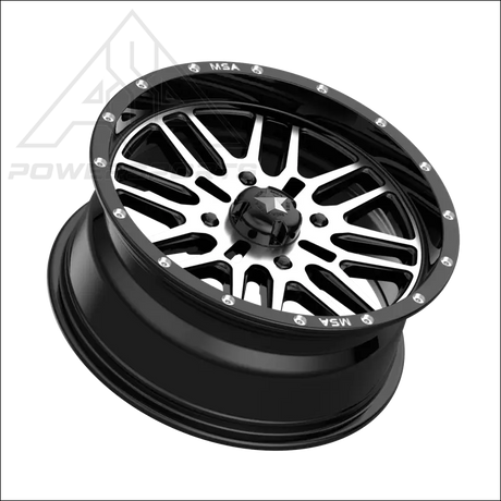 MSA M38 Brute - Gloss Black Machined - Wheels