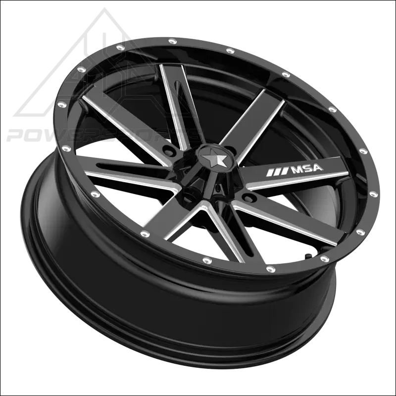 MSA M41 Boxer - Gloss Black Milled - Wheels
