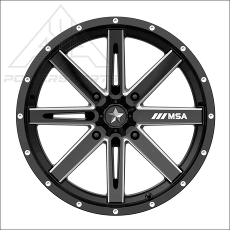 MSA M41 Boxer - Gloss Black Milled - Wheels