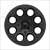 MSA M44 Cannon Beadlock - Satin Black - Wheels