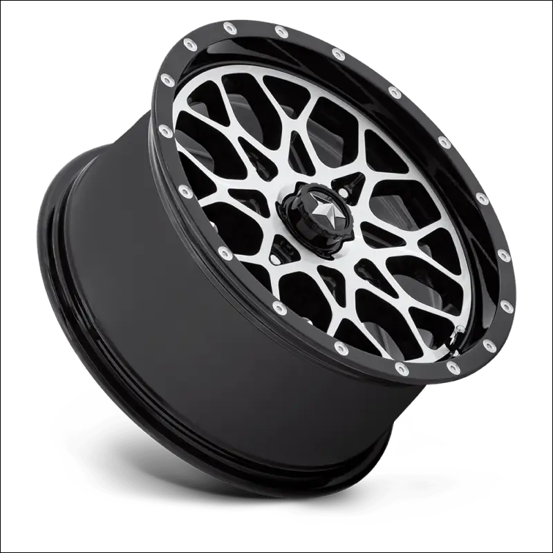 MSA M45 Portal - Gloss Black Machined - 15x7 / 4x137 / + 10mm - Wheels