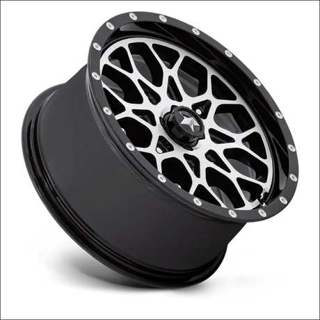 MSA M45 Portal - Gloss Black Machined - 15x7 / 4x137 / + 10mm - Wheels