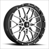 MSA M45 Portal - Gloss Black Machined - 16x7 / 4x137 / + 10mm - Wheels