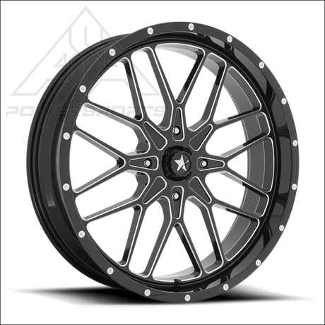 MSA M45 Portal - Gloss Black Milled - Wheels