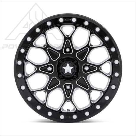 MSA M48 Portal Beadlock - Gloss Black Milled w/ Ring - Wheels