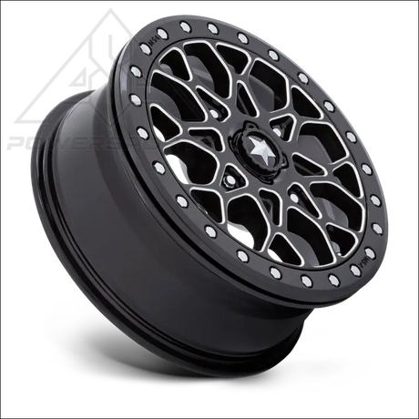MSA M48 Portal Beadlock - Gloss Black Milled w/ Ring - Wheels