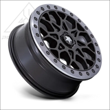 MSA M48 Portal Beadlock - Satin Black w/ Gray Tint Ring - Wheels