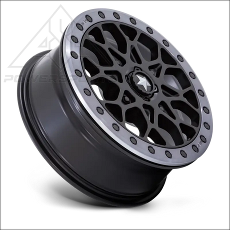 MSA M48 Portal Beadlock - Satin Black w/ Gray Tint Ring - Wheels