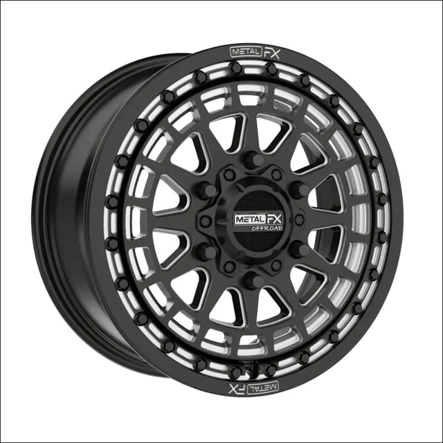 Outlaw 6R Beadlock | Satin Black Contrast Cut - 15x7 | +61mm/6 + 1 | 6x5.5 | 78550 (Maverick R) - Wheels