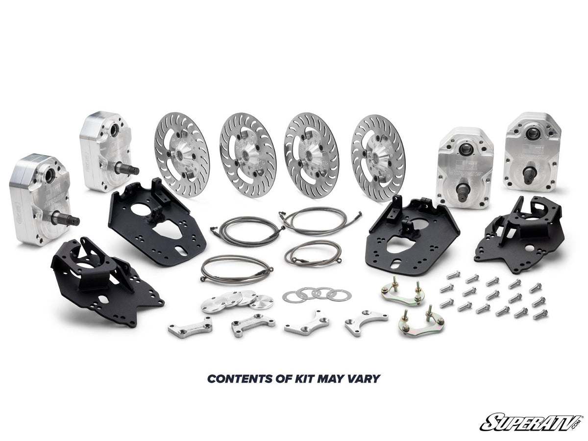 6in. Billet 45% Dual Idler Portal Gear Hub Kit- 2024 Model + Frame Stiffener