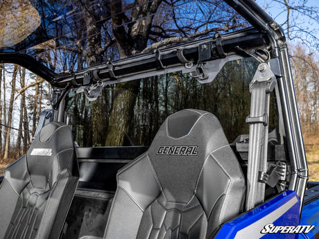 Polaris General 1000 Rear Glass Windshield