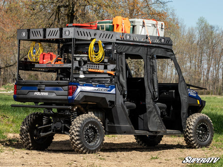 Polaris Ranger 1000 Outfitter Bed Rack - Recessed Lights + Shelf + 2 Pin Wiring Harness