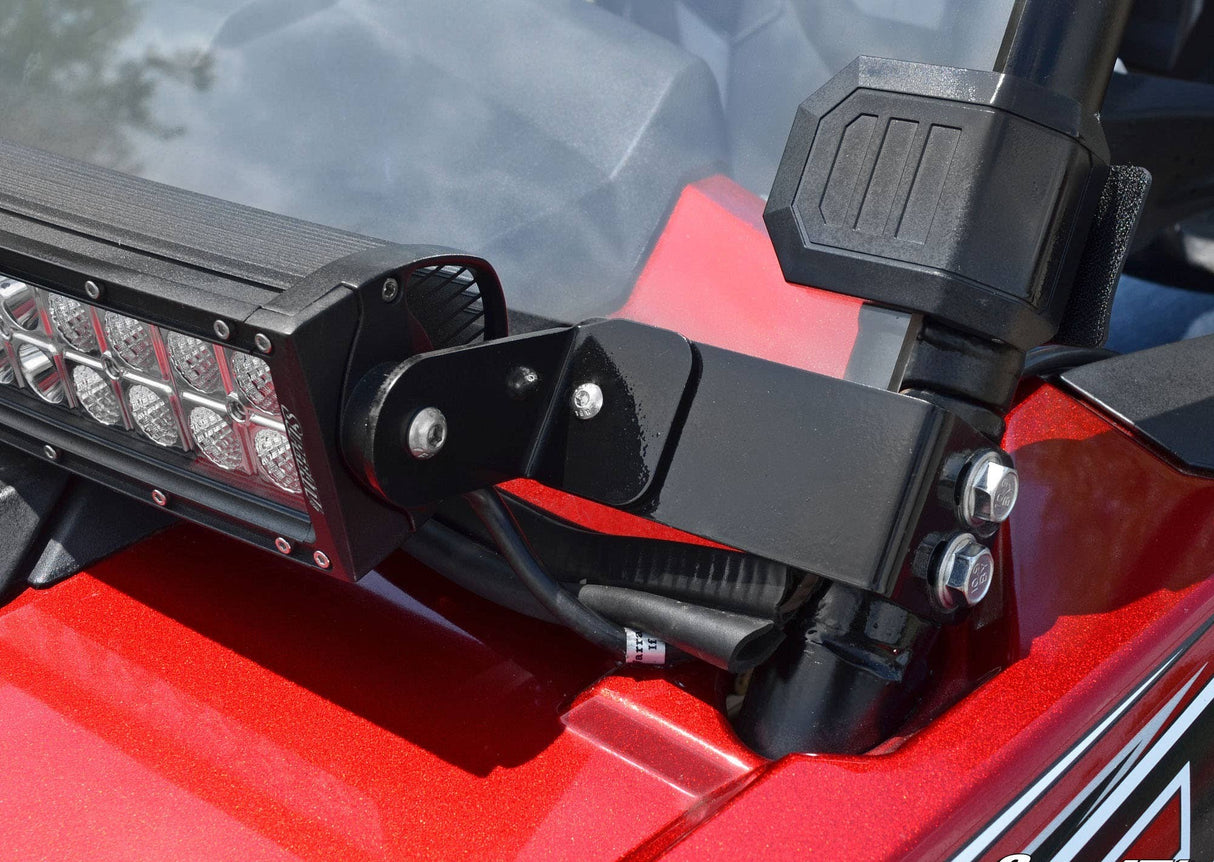 Polaris RZR 30in. Light Bar Mounting Bracket - Flush to Hood