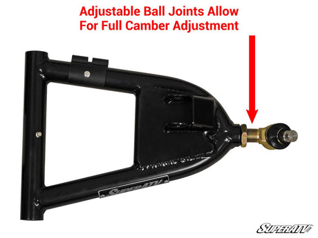 Polaris RZR S / RZR 4 800 High Clearance A-Arms - Keller Ball Joints