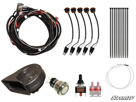 Polaris RZR Plug &amp; Play Turn Signal Kit with Toggle Switch and Dash Horn 19+