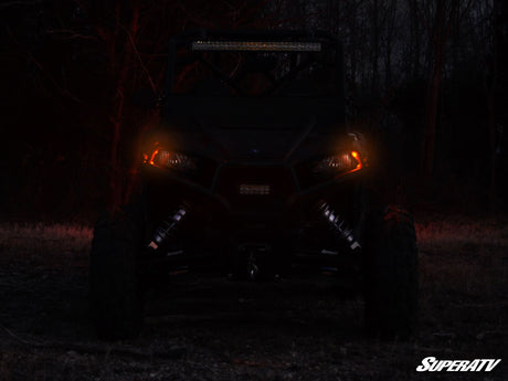 Polaris RZR Turbo Plug &amp; Play Turn Signal Kit with Steering Column and Attached Horn Kit