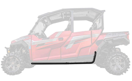 Polaris General 4 Heavy Duty Nerf Bars - Wrinkle Black