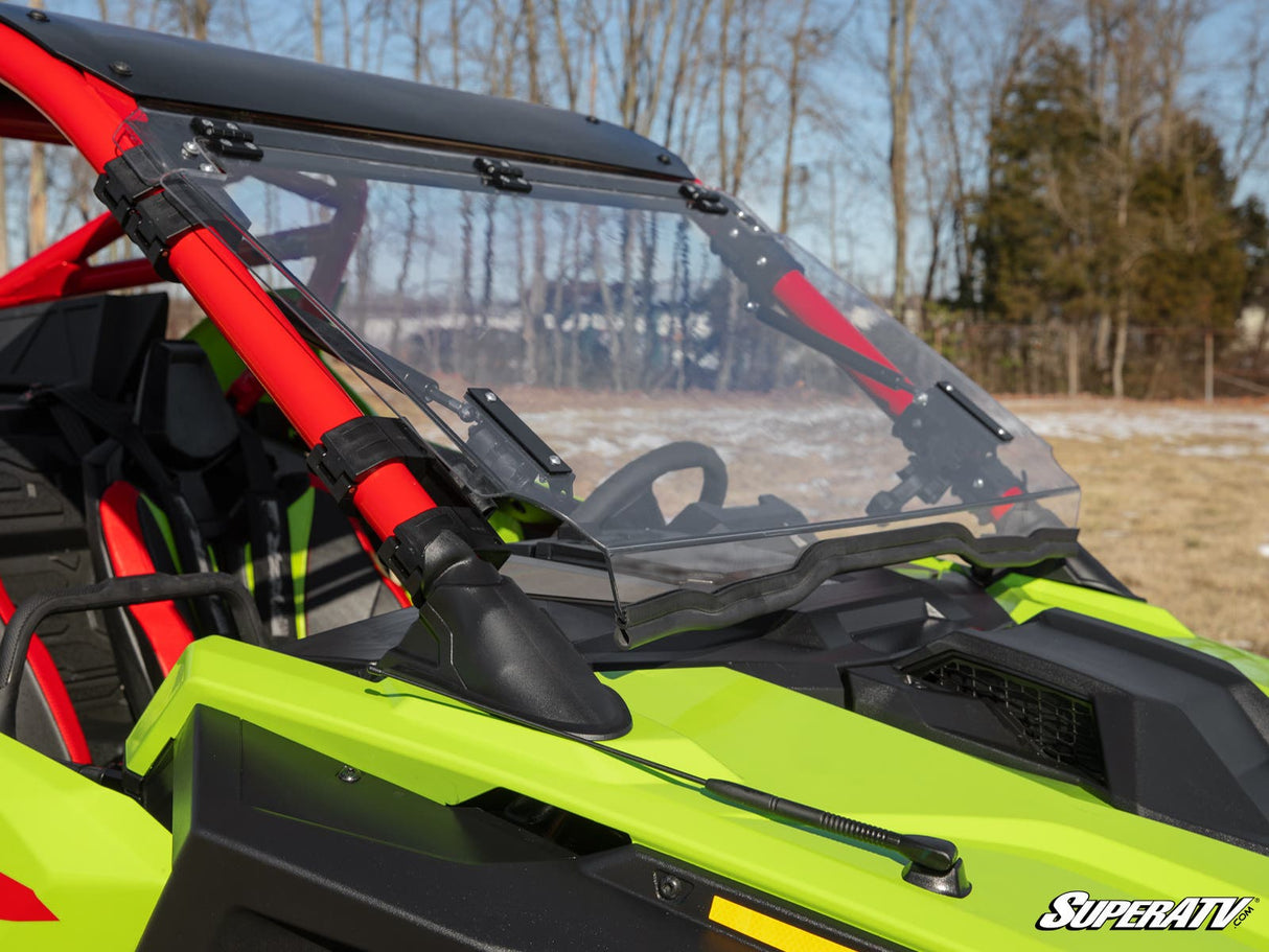 Polaris RZR Turbo R Flip Windshield