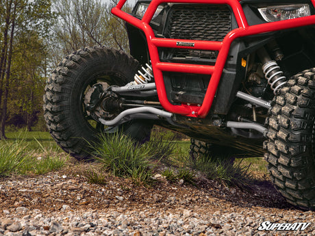 Polaris RZR S 1000 High Clearance A-Arms - White Aluminum